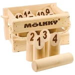 Mölkky - 52501 - Jeu de Plein Air - Mölkky version luxe 2 à 10 joueurs