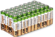 Gp Batteries Super Alkaline 32X Aa +12X Aaa, Engångsbatteri, Aa, Alkalisk, 1,5 V, 44 Styck, Guld, Grön, Vit