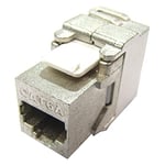 BeMatik - Keystone RJ45 femelle à TB110 (Cat.6 STP sans outils)