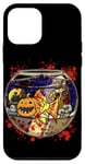 Coque pour iPhone 12 mini Personnage de poisson rouge Piranha visage citrouille