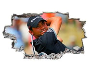 H204 Jason Day Golf Smashed Boys Wall Decal Poster 3D Art Stickers Vinyl RoomKids Bedroom Baby Nursery Cool Livingroom Hall Boys Girls (HUGE (100x175cm))