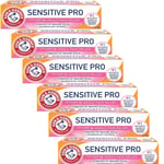 Arm & Hammer Sensitive Pro Repair Baking Soda Toothpaste 75ml - 6 PACK