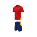 smartketing RFEF - Mini kit réplique de l'équipe espagnole de football - Maillot et pantalon de l'équipe espagnole pour enfants - 100% polyester - Équipe d'Espagne Euro 2024 - Taille 4