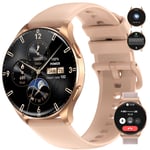 AMOLED Smart Watch for Women Bluetooth Call 1.43" Ladies Fitness Watch Pedometer