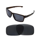 NEW POLARIZED BLACK REPLACEMENT LENS FOR OAKLEY SLIVER SUNGLASSES