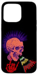 iPhone 15 Pro Max Punk Classic Tees Drummer Rock Bands Skull Diesel Case