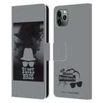 OFFICIAL THE BLUES BROTHERS GRAPHICS LEATHER BOOK CASE FOR APPLE iPHONE PHONES