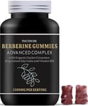 Fraction One Berberine - Berberine Gummies - 60 Days' Supply - 1500mg Berberine Per Serving - Berberine Supplement - Ceylon Cinnamon 1000mg & Vitamin B12 2.4mg & Magnesium Glycinate 400mg