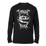 Jurassic Park T-Rex Bones Unisex Long Sleeved T-Shirt - Black - S