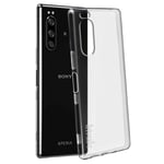 Flexible Silicone Gel Case for Sony Xperia 5 Thin Resistant- Imak, Clear