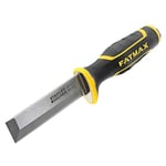 Stanley Fmht16693-0 Couteau De Démolition 10 Cm Gamme FatMax - Lame De 100Mm De Long X 25Mm De Large -Bord Arrière Plat -Embout En Métal