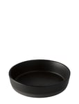 Aida Raw Titanium Black - Suppe Tallerken 1 Stk D19,4 X H4,5 Cm Svart