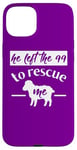 iPhone 15 Plus Christian Quote Left 99 Rescue Me Sheep Shepherd Bible Story Case