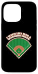 Coque pour iPhone 14 Pro Max J'aimerais que la vie ait une piste d'avertissement - Baseball drôle