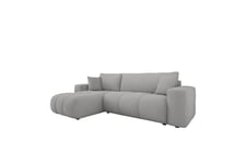 Flo Sofa med Divan 3-seter - Lys grå sjeselong Lysegrå