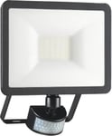 ELRO LF60 Design Lampe d'extérieur LED avec Détecteur de Mouvement - 20W -1600LM - Étanche IP54 - Noir