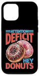 Coque pour iPhone 12/12 Pro Attention Deficit Hey Donuts Jeux de mots sur le TDAH ----