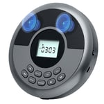 Portable Bluetooth CD Player Rechargeable Discman with Dual Speakers and7578