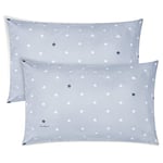 Vicloon Taie d'oreiller Bébé,2pcs Taie d'oreiller Bébé 40x60 Tête Animal 100% Pur Coton Fermeture à Rabat Lavable en Machine pour Oreiller de Berceau D’Enfant (Gris)