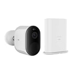 IMILAB Camera Exterieur sans Fil Solaire Couleur Vision, PTZ Camera Surveillance 2.5 K avec Batterie Intégrée, AI/PIR Détection Humaine, Audio Bidirectionnel, Alexa/IP66, Panneau Solaire Non Inclus