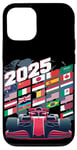 Coque pour iPhone 12/12 Pro Formula Racing Circuit Programme 2025 Racing Day Amateur