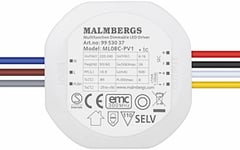 MALMBERGS MD LED driver 3-12W 500mA Push/1-10V dim