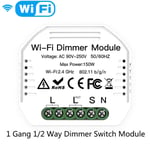 Moes Smart Zigbee Wifi Switch Module Himmennin Verho Switch Smart Life App Kaukosäädin Alexa Google Home Voice Control - Kytkimet