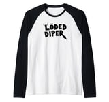 Diary of a Wimpy Kid LÖDED DIPER Logo Raglan Baseball Tee