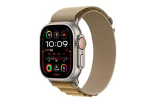 Apple Watch Ultra 2 - naturlig titan - smart klocka med Alpine Loop - brun - 64 GB