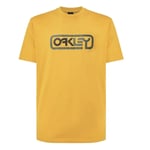 Oakley Locked En b1b Tee Amber Jaune T-Shirt Neuf Skate Neige Surf S M L XL