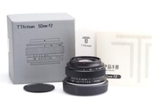 TTArtisan 2/50Mm Noir Pour Sony E Plein Format