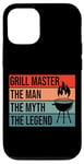 iPhone 12/12 Pro BBQ Smoker Grill Master The Man Myth Legend Retro Vintage Case