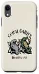 Coque pour iPhone XR Coral Gables Florida USA Motif lamantin amusant et alligator