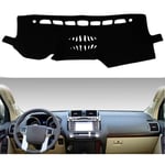 LINGJIE Respirant Tableau De Bord De Voiture Dash Couverture Mat, pour Toyota Land Cruiser Prado 2010-2019, Tableau De Bord De Voiture Pad Étanche À La Lumière