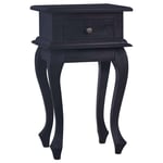 Bedside Table Light Black Coffee 35x30x60cm Solid Mahogany Wood vidaXL