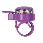 Crazy Safety - Purple Leopard Bicycle Bell for Kids - Purple - Unisize