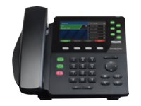Sangoma D65 - VoIP-telefon med nummerpresentation/samtal väntar - 3-riktad samtalsförmåg - SIP, SIP v2, SRTP - 6 linjer