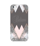 Coque Iphone 7 iphone 8 believe marbre geometrique tropical jungle gris