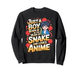 Chinese New Year Zodiac Sign Boy Year Of The Snake Anime Sweatshirt