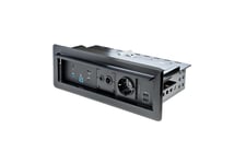 StarTech.com Conference Room Docking Station with Power/Charging; Table Connectivity AV Box, Universal USB-C Laptop Dock, 60W PD, 4K HDMI, USB Hub, Audio, 1x AC Outlet, 2xUSB Charge Ports - Works w/ Zoom & Teams (KITBXDOCKPEU) - dockingstation - USB-C - H