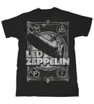 Led Zeppelin Shook Me Jimmy Page Rock Licensed Tee T-shirt Men