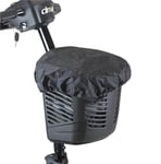 Mobility Scooter front bag and cover for basket (black)