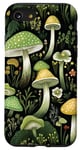 Coque pour iPhone SE (2020) / 7 / 8 Motif champignon botanique nature mignon vert sauge