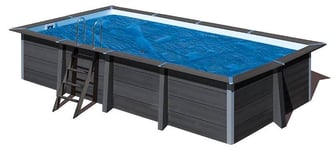 Bâche été rectangle piscine composite 4.66 m x 3.26 m