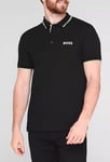 Hugo Boss Shirt Paddy Pro Short Sleeve Polo Shirt Black Top Size X Large rrp £85