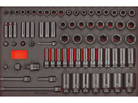 Krafthylsesett Teng Tools TTEISK73; EVA; 73 st.