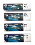 4 Original Ink HP PageWide Pro 452dn 452dw 477dn 552dw 577dw / 973X Cartridges