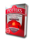 Potters Chesty Cough & Catarrh - 20 Pastilles- A remedy For Coughs/Colds/Catarrh