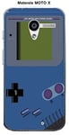 Onozo Coque Game Boy Classic Blue pour Motorola Moto X