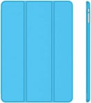 Case For Apple iPad Air 1 (2013), iPad Air 2 (2014), iPad 5th Generation 9.7” (2017) & 6th Gen 9.7” (2018) Slim Lightweight Smart Shell Stand Cover for iPad 9.7-inch (Sky Blue)